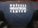RUSSELL INDUSTRIAL CENTER Navy T Shirt Large DETROIT