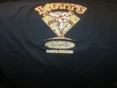 Lefty's Lounge Logo Ringer T shirt Medium Detroit