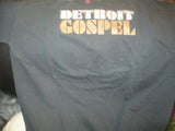 DETROIT GOSPEL Black T Shirt Large