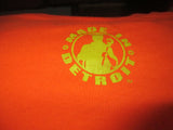 MADE IN DETROIT Detroit Technology Logo Orange T Shirt XL