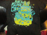 NEW FOUND GLORY 10th Anniversary Tour 2009 Black T Shirt Medium