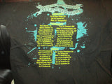 NEW FOUND GLORY 10th Anniversary Tour 2009 Black T Shirt Medium