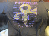 PRINCE 2004 Musicology Tour Black T Shirt Medium