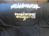 NASSAU CHAINSAW Logo Black T Shirt XL New York Metal