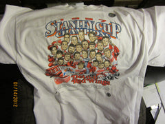 Detroit Red Wings 1997 Stanley Cup Champions Roster T Shirt XL New W/Tag