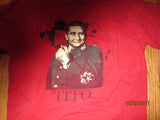 Josip Broz Tito Photo Red T Shirt Large Yugoslavia