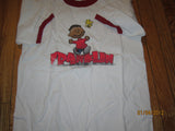 Franklin From Peanuts Gang Ringer T Shirt Medium Charlie Brown