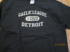 Gaelic League Of Detroit Est. 1920 Green T Shirt Large