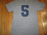 1938 Detroit Tigers #5 Hank Greenberg Road Jersey T Shirt American Apparel Tri Blend