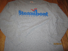 Steamboat Springs Colorado Logo Long Sleeve T Shirt Small