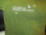 STARS OF TRACK AND FIELD Green T Shirt Small