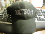Detroit Black Adjustable Hat