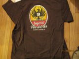 Imperial Cerveza Costa Rica Logo Brown T Shirt XL Beer