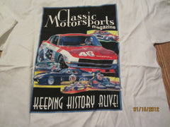 Classic Motorsports Magazine T Shirt Large New W/O Tag