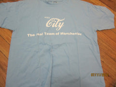 Manchester City "Real" Team Of Manchester T Shirt Large