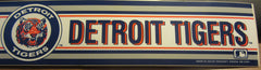 Detroit Tigers Old Logo W/Grey Bumper Sticker