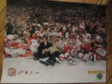 Detroit Red Wings 2002 Stanley Cup Champions "The Photo" 16 x 20 Color Photo W/Tag