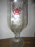 Adolph Coors Old Logo Optic Beer Glass Vintage