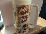 Schlitz Beer Vintage Multiple Logo Large Plastic Mug By Thermos