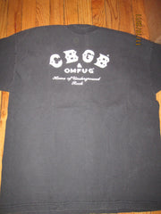 CBGB OMFUG New York City Black T Shirt XL