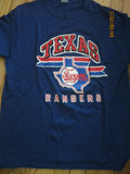 Texas Rangers Vintage 1988 Logo T Shirt XL By Champion 50% 50%