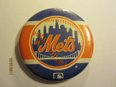 New York Mets Logo 2 1/4" Round Pin