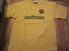 Club America Soccer Team Mexico Logo T Shirt Large