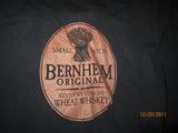 Bernheim Kentucky Small Batch Wheat Whiskey Logo Black T Shirt XL