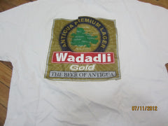 Wadadli Gold Lager Beer T Shirt XL Antigua