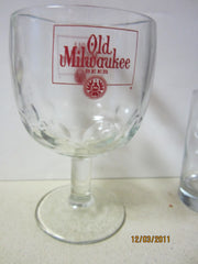 Old Milwaukee Vintage Boomba Style Beer Glass