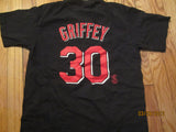 Cincinnati Reds #30 Ken Griffey Jr. T Shirt Kids Medium