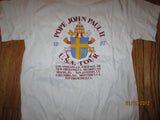 Pope John Paul ll US Tour 1987 T shirt Medium