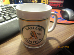 Oakland A's Vintage Dead Stock Plastic Thermos Coffee Mug