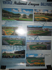 National League Older Ballparks Poster Bill Goff