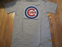 Chicago Cubs Classic Logo Grey T Shirt Medium