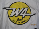 WWWW 106.7 W4 Detroit Rock Radio Logo T Shirt XXL