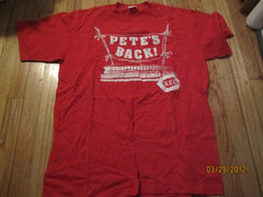 Cincinnati Reds 80's Vintage Pete's Back T Shirt XXL Pete Rose