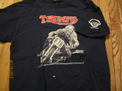 Triumph Motorcycles Metro Detroit Triumph Riders T Shirt Large