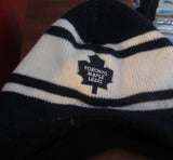 Toronto Maple Leafs Logo Knit Hat With Ear Flaps