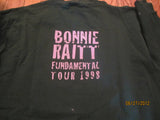 Bonnie Raitt 1998 Fundemental Tour T Shirt XL