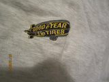 Goodyear Blimp Embroidered Logo Grey T Shirt Large
