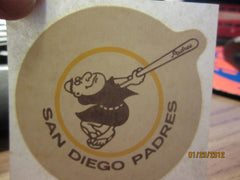 San Diego Padres 1970's Swingin' Padre Logo Iron On