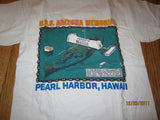 USS Arizona Memorial T Shirt Medium Pearl Harbor Hawaii