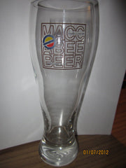 Maccabee Beer Tall Beer Glass Israel