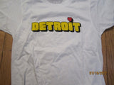 Detroit Yellow Cartoon Logo Original 80's T shirt Medium Emilys