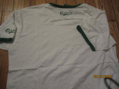 Carlsberg Beer Promo Ringer French T Shirt XL