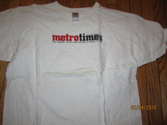 Detroit Metro Times Logo T Shirt XL