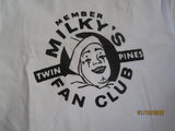 Milky The Clown Fan Club T Shirt Small Detroit Twin Pines Dairy