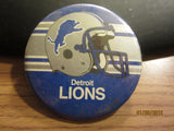 Detroit Lions 3 1/2 Round Logo Pin