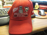 Detroit Red Wings Vs Pittsburgh Penguins 2008 Stanley Cup Finals Flex Fit Hat Small/Medium New Era